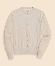 スーピマコットン クルーネック カーディガン