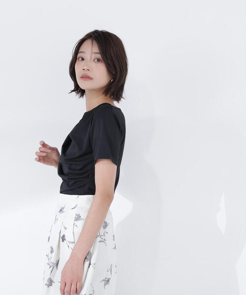 NATURAL BEAUTY Tシャツ カットソー ◇コンパクトドレープカットソー（Tシャツ/カットソー）｜NATURAL