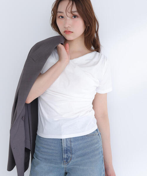 ◇コンパクトドレープカットソー（Tシャツ/カットソー）｜NATURAL