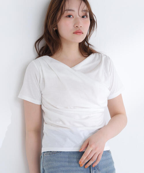 NATURAL BEAUTY Tシャツ カットソー ◇コンパクトドレープカットソー（Tシャツ/カットソー）｜NATURAL