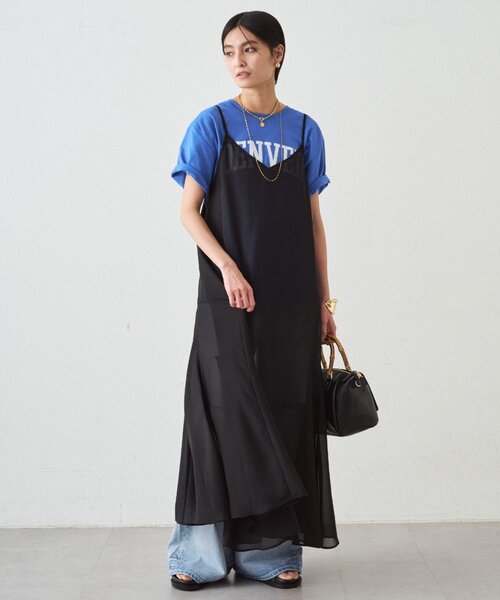 LOUNGEDRESS（ラウンジドレス）の「シアーキャミワンピース（ワンピース・レディース・ブラック・FREE）」の18枚目の写真