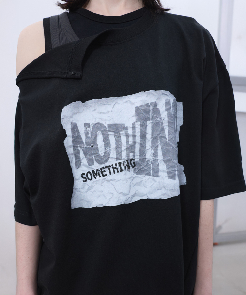 LCDC TM(エルシーディーシーティーエム)の「OPENED OVERSIZED T-SHIRT (BLACK)(Tシャツ/カットソー・レディース・その他・OS)」の8枚目の写真