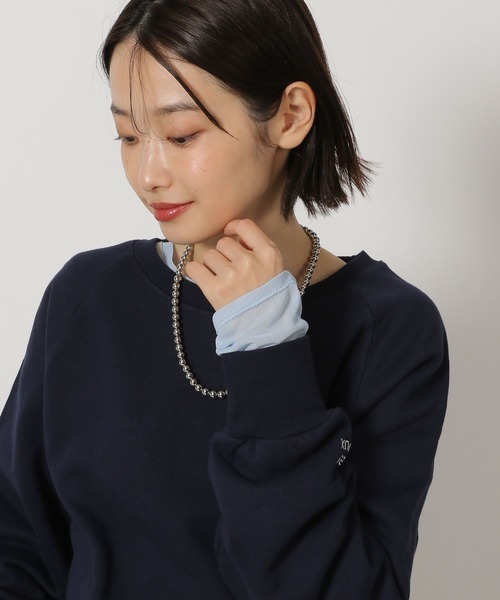 LAKOLE（ラコレ）の「袖配色プルオーバー長袖 / 654808（Tシャツ/カットソー・レディース・オフホワイト/グレー/ブラック・FREE）」の9枚目の写真