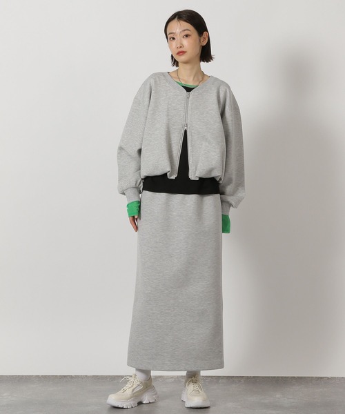 LAKOLE（ラコレ）の「袖配色プルオーバー長袖 / 654808（Tシャツ/カットソー・レディース・オフホワイト/グレー/ブラック・FREE）」の15枚目の写真