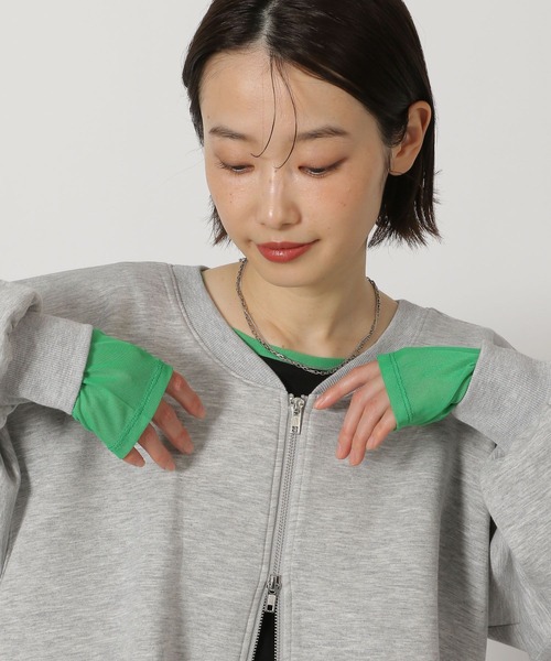 LAKOLE（ラコレ）の「袖配色プルオーバー長袖 / 654808（Tシャツ/カットソー・レディース・オフホワイト/グレー/ブラック・FREE）」の16枚目の写真