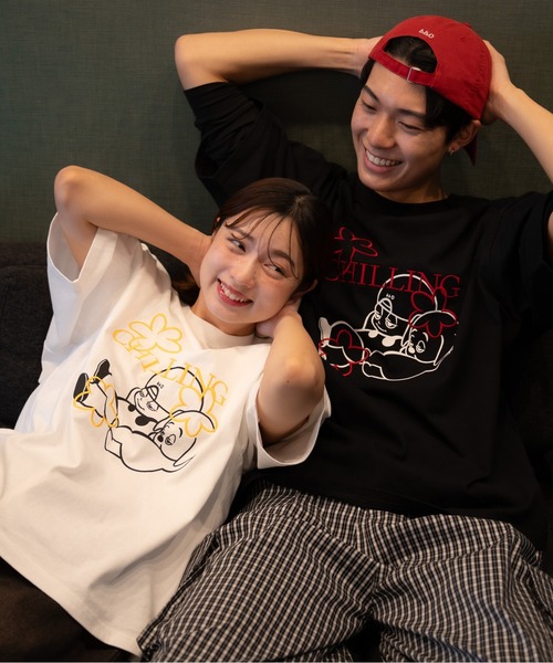bashful base Oriental(バッシュフルベースオリエンタル)の「【bbO】バッシュフルくんCHILLING T(Tシャツ/カットソー・メンズ・ブラウン/ホワイト/ブラック・LARGE/MEDIUM/SMALL)」の3枚目の写真