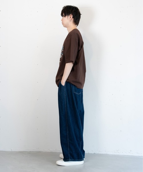 bashful base Oriental(バッシュフルベースオリエンタル)の「【bbO】バッシュフルくんCHILLING T(Tシャツ/カットソー・メンズ・ブラウン/ホワイト/ブラック・LARGE/MEDIUM/SMALL)」の22枚目の写真