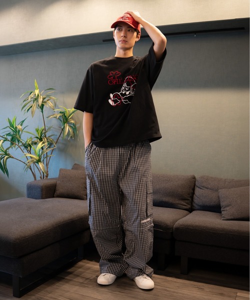 bashful base Oriental(バッシュフルベースオリエンタル)の「【bbO】バッシュフルくんCHILLING T(Tシャツ/カットソー・メンズ・ブラウン/ホワイト/ブラック・LARGE/MEDIUM/SMALL)」の15枚目の写真
