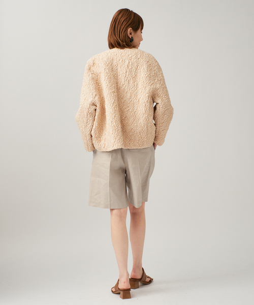 VERMEIL par iena（ヴェルメイユパーイエナ）の「Clean Linen ショーツ（その他パンツ・レディース・キャメル/ベージュ・38/36）」の16枚目の写真