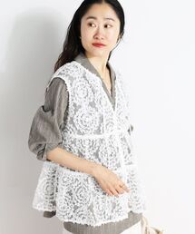 le.coeur blanc | TORRAZZO DONNA別注フラワーレースノースリ(シャツ/ブラウス)