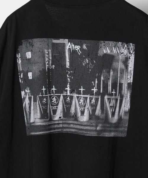 AIVER（アイバー）の「AIVER　S GRAVE S/S TEE (MONO)（Tシャツ/カットソー・メンズ・ブラック/チャコールグレー・SMALL/MEDIUM/LARGE）」の20枚目の写真