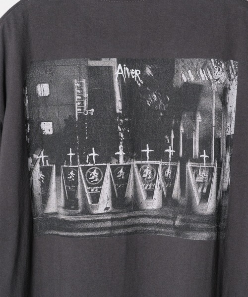 AIVER（アイバー）の「AIVER　S GRAVE S/S TEE (MONO)（Tシャツ/カットソー・メンズ・ブラック/チャコールグレー・SMALL/MEDIUM/LARGE）」の21枚目の写真