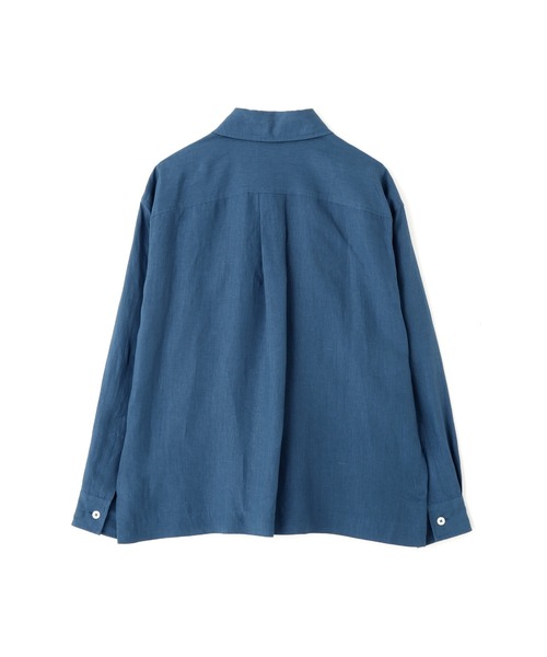MARGARET HOWELL(マーガレットハウエル)の「SHIRTING LINEN(シャツ/ブラウス・メンズ・ブルー/ベージュ・SMALL/MEDIUM/LARGE/X-LARGE)」の9枚目の写真