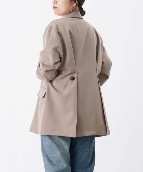 LUCA/LADY LUCK LUCA（ルカ/レディラックルカ）の「LC/LLL バックタックテーラージャケット（テーラードジャケット・レディース・チャコールグレー/グレイッシュベージュ・FREE）」の15枚目の写真