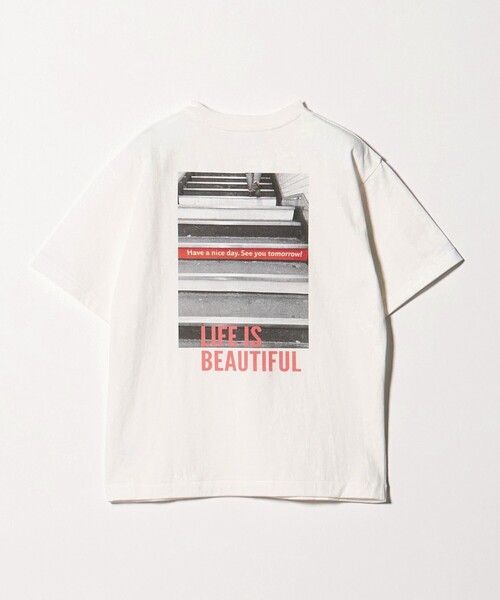 HANDTEX(ハンドテックス)の「【別注】<HANDTEX>BEAUTIFUL Tシャツ(Tシャツ/カットソー・レディース・ホワイト・F)」の8枚目の写真