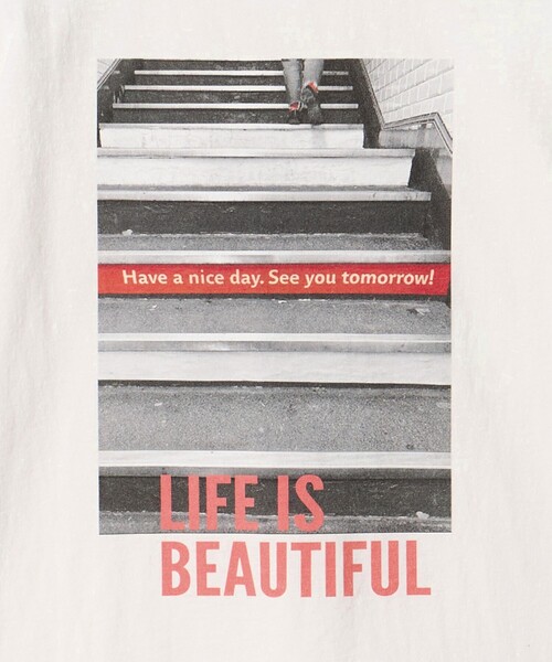 HANDTEX(ハンドテックス)の「【別注】<HANDTEX>BEAUTIFUL Tシャツ(Tシャツ/カットソー・レディース・ホワイト・F)」の12枚目の写真
