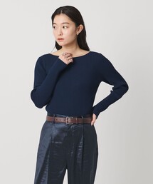 ＜MARW UNITED ARROWS＞リブ ボートネック ニット