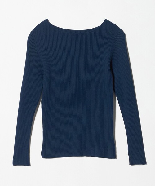 MARW UNITED ARROWS(マルゥ ユナイテッドアローズ)の「<MARW UNITED ARROWS>リブ ボートネック ニット(ニット/セーター・レディース・ネイビー/オフホワイト/ブラック/ライトグレー・FREE)」の16枚目の写真