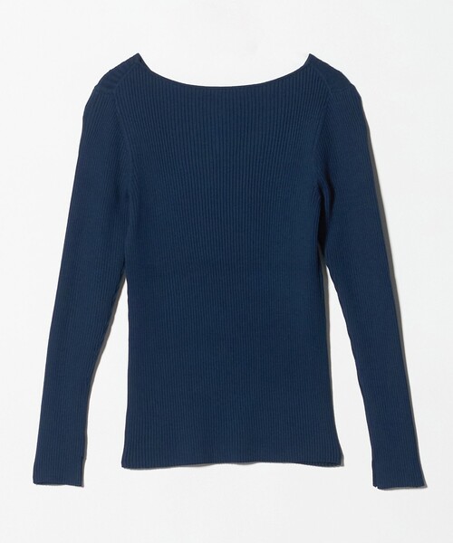 MARW UNITED ARROWS(マルゥ ユナイテッドアローズ)の「<MARW UNITED ARROWS>リブ ボートネック ニット(ニット/セーター・レディース・ネイビー/オフホワイト/ブラック/ライトグレー・FREE)」の17枚目の写真