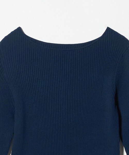 MARW UNITED ARROWS(マルゥ ユナイテッドアローズ)の「<MARW UNITED ARROWS>リブ ボートネック ニット(ニット/セーター・レディース・ネイビー/オフホワイト/ブラック/ライトグレー・FREE)」の18枚目の写真