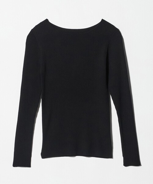 MARW UNITED ARROWS(マルゥ ユナイテッドアローズ)の「<MARW UNITED ARROWS>リブ ボートネック ニット(ニット/セーター・レディース・ネイビー/オフホワイト/ブラック/ライトグレー・FREE)」の21枚目の写真