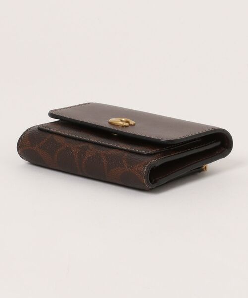 COACH ミラ スモール フラップ ウォレット・シグネチャー キャンバス COACH｜【公式】ミラ スモール フラップ ウォレット・シグネチャー