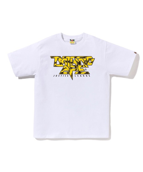 A BATHING APE(アベイシングエイプ)の「GROOVY JUSTICE LEAGUE TEE(Tシャツ/カットソー・メンズ・ブラック/ホワイト・XX-LARGE/X-LARGE/SMALL/LARGE/MEDIUM)」の1枚目の写真