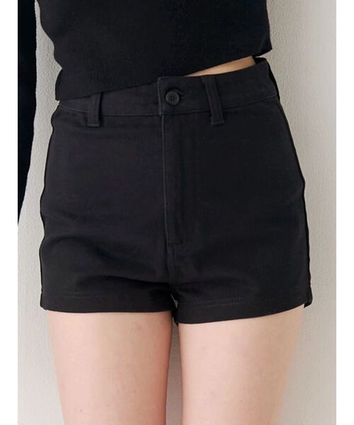 EVRIS（エヴリス）の「マイクロミニショートパンツ（その他パンツ・レディース・ブラック/その他1・SMALL/MEDIUM）」の2枚目の写真