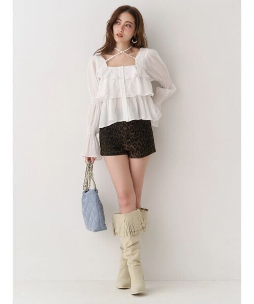 EVRIS（エヴリス）の「マイクロミニショートパンツ（その他パンツ・レディース・ブラック/その他1・SMALL/MEDIUM）」の8枚目の写真