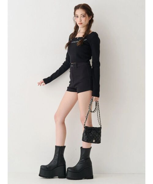 EVRIS（エヴリス）の「マイクロミニショートパンツ（その他パンツ・レディース・ブラック/その他1・SMALL/MEDIUM）」の15枚目の写真