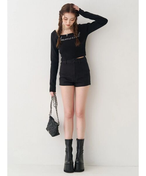 EVRIS（エヴリス）の「マイクロミニショートパンツ（その他パンツ・レディース・ブラック/その他1・SMALL/MEDIUM）」の16枚目の写真