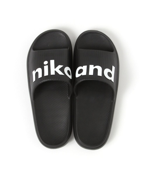 niko and...（ニコアンド）の「ニコロゴシャワーサンダル（サンダル・レディース・アイボリー/ブラック/スカイブルー/ピンク/オフホワイト・LARGE/MEDIUM）」の13枚目の写真