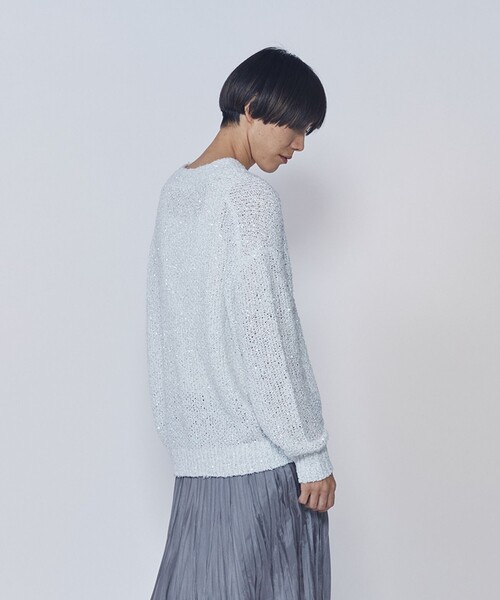 1er Arrondissement(プルミエアロンディスモン)の「ファンシーヤーンカーディガン(カーディガン/ボレロ・レディース・ベージュ/オフホワイト・FREE)」の4枚目の写真