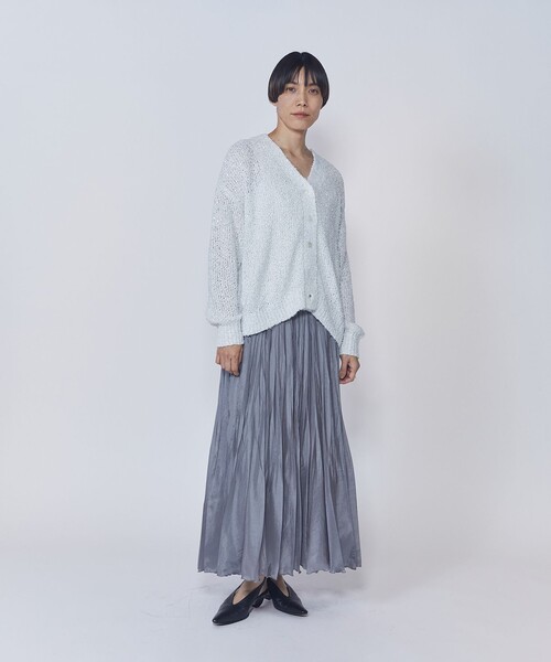 1er Arrondissement(プルミエアロンディスモン)の「ファンシーヤーンカーディガン(カーディガン/ボレロ・レディース・ベージュ/オフホワイト・FREE)」の3枚目の写真
