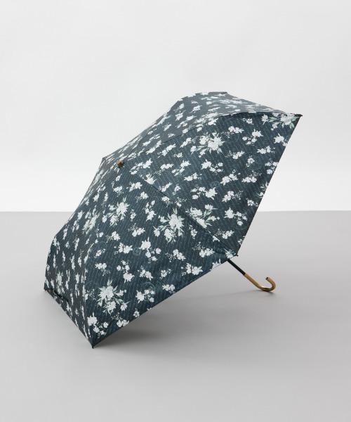 dazzlin（ダズリン）の「【dazzlin(ダズリン)】フラワープリント晴雨兼用傘（折りたたみ傘）（折りたたみ傘・レディース・ブラック/ピンク/ホワイト・FREE）」の8枚目の写真