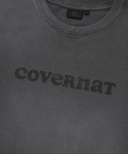 COVERNAT(カバーナット)の「ウィメンズオーバーサイズピグメントクーパーロゴTシャツチャコール(Tシャツ/カットソー・レディース・その他・WS/WM)」の8枚目の写真