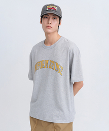 arch logo s/s t-shirt 8% melange grey