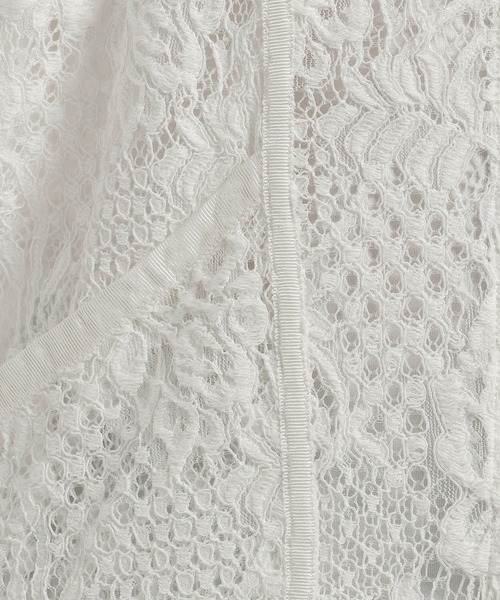 HARE（ハレ）の「フラワーレースZIPパーカー(HARE)（パーカー・メンズ・ホワイト/ネイビー/ブラック・FREE）」の13枚目の写真