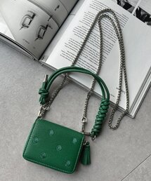 DouDou（ドゥドゥ）の「【WEB限定】ドット刺繍ジャバラチャームウォレットショルダー（財布）」