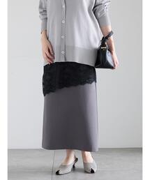 Te chichi | 【雑誌掲載】ダブルクロスイージーナロースカート(スカート)