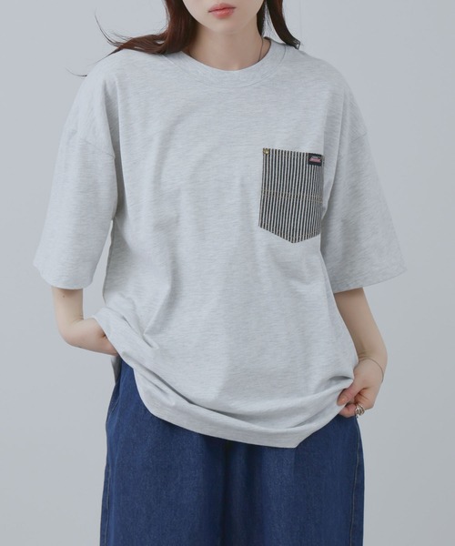 GENUINE Dickies/ ジェニュインデッキーズ】 デニムポケットTシャツ