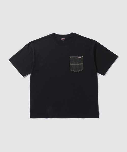 Dickies(ディッキーズ)の「【GENUINE Dickies/ ジェニュインデッキーズ】 デニムポケットTシャツ(Tシャツ/カットソー・レディース・ブラック/ホワイト/ネイビー/オートミール・M/L/XL)」の20枚目の写真