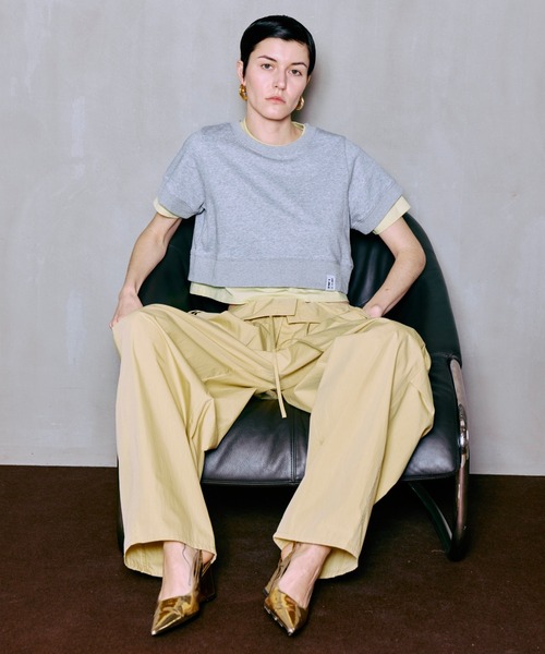 MAISON SPECIAL(メゾンスペシャル)の「French Terry Layered Set T-Shirt/裏毛レイヤードセットTEE(Tシャツ/カットソー・レディース・ブルー/グレー/ブラック・FREE)」の13枚目の写真