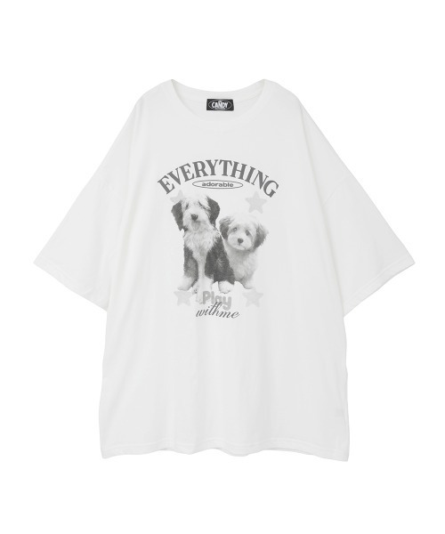 EVERYTHING DOGS BIG BIG Tシャツ（Tシャツ/カットソー）｜Candy