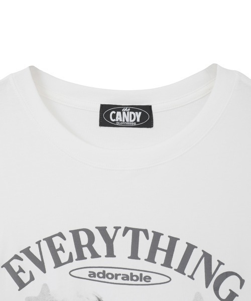 Candy Stripper(キャンディストリッパー)の「EVERYTHING DOGS BIG BIG Tシャツ(Tシャツ/カットソー・レディース・ピンク/ライトブルー/ブラック/オフホワイト・FREE)」の6枚目の写真