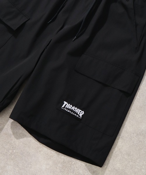 THRASHER（スラッシャー）の「【THRASHER/スラッシャー】接触冷感 ナイロンカーゴショーツ（カーゴパンツ・メンズ・ブラック/グレイッシュベージュ/ブラウン・M/XL/L）」の9枚目の写真
