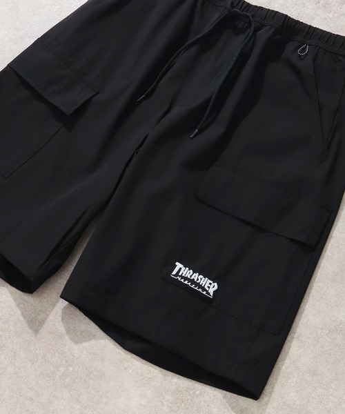 THRASHER（スラッシャー）の「【THRASHER/スラッシャー】接触冷感 ナイロンカーゴショーツ（カーゴパンツ・メンズ・ブラック/グレイッシュベージュ/ブラウン・M/XL/L）」の8枚目の写真