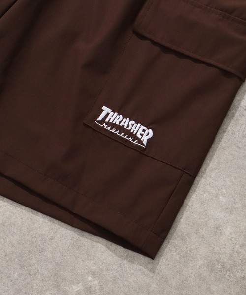 THRASHER（スラッシャー）の「【THRASHER/スラッシャー】接触冷感 ナイロンカーゴショーツ（カーゴパンツ・メンズ・ブラック/グレイッシュベージュ/ブラウン・M/XL/L）」の7枚目の写真