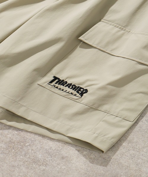 THRASHER（スラッシャー）の「【THRASHER/スラッシャー】接触冷感 ナイロンカーゴショーツ（カーゴパンツ・メンズ・ブラック/グレイッシュベージュ/ブラウン・M/XL/L）」の6枚目の写真