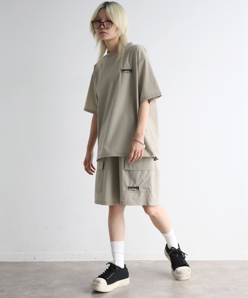 THRASHER（スラッシャー）の「【THRASHER/スラッシャー】接触冷感 ナイロンカーゴショーツ（カーゴパンツ・メンズ・ブラック/グレイッシュベージュ/ブラウン・M/XL/L）」の21枚目の写真